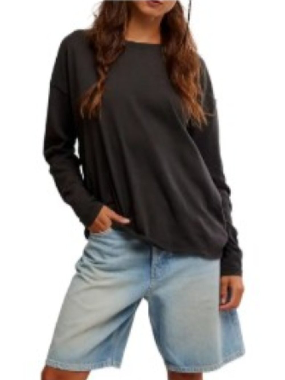 We The Free Nina Long-Sleeve Tee, XS, NWT